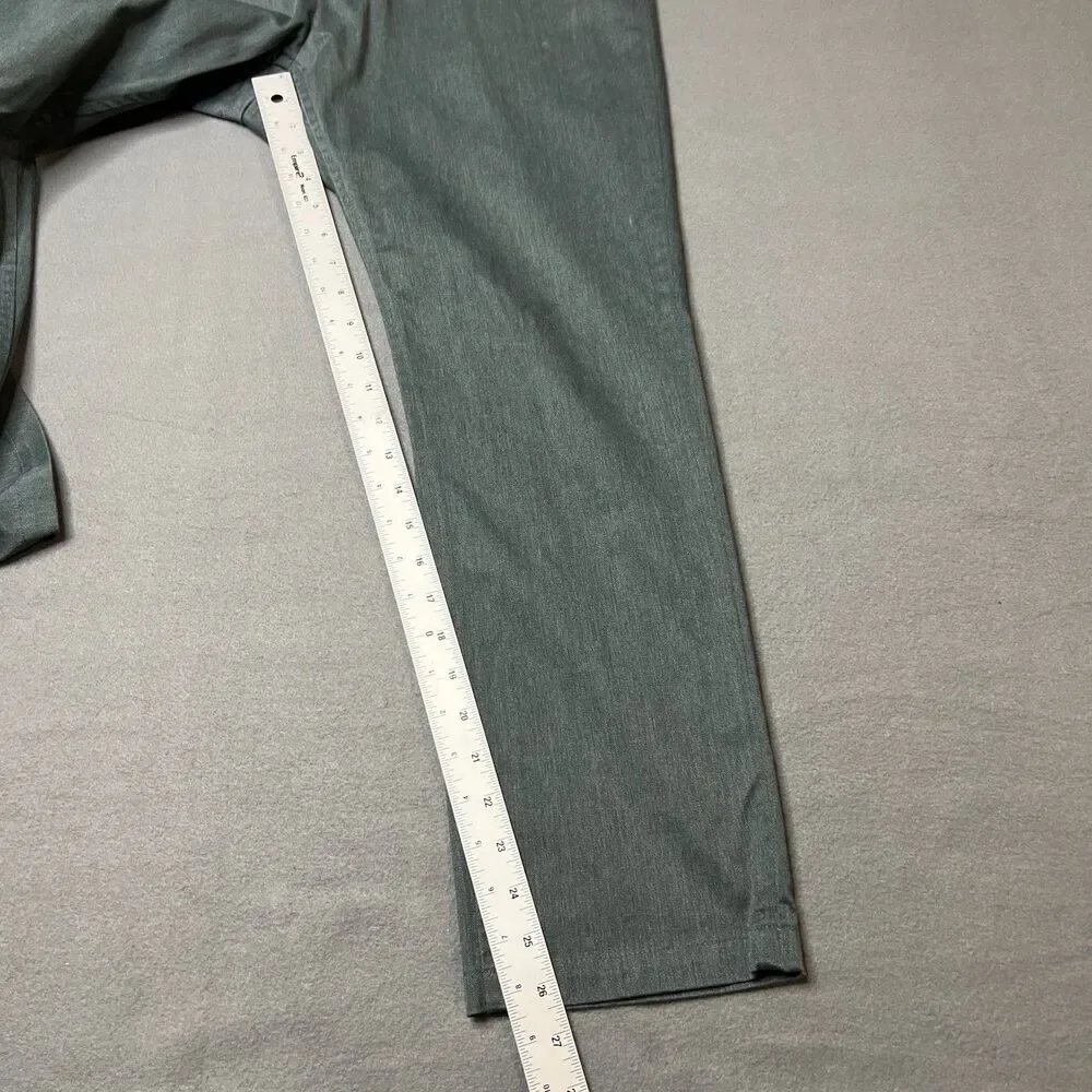 Head Porter Plus Chino Pants Men's Large Green Casual Flat Front Straight Leg